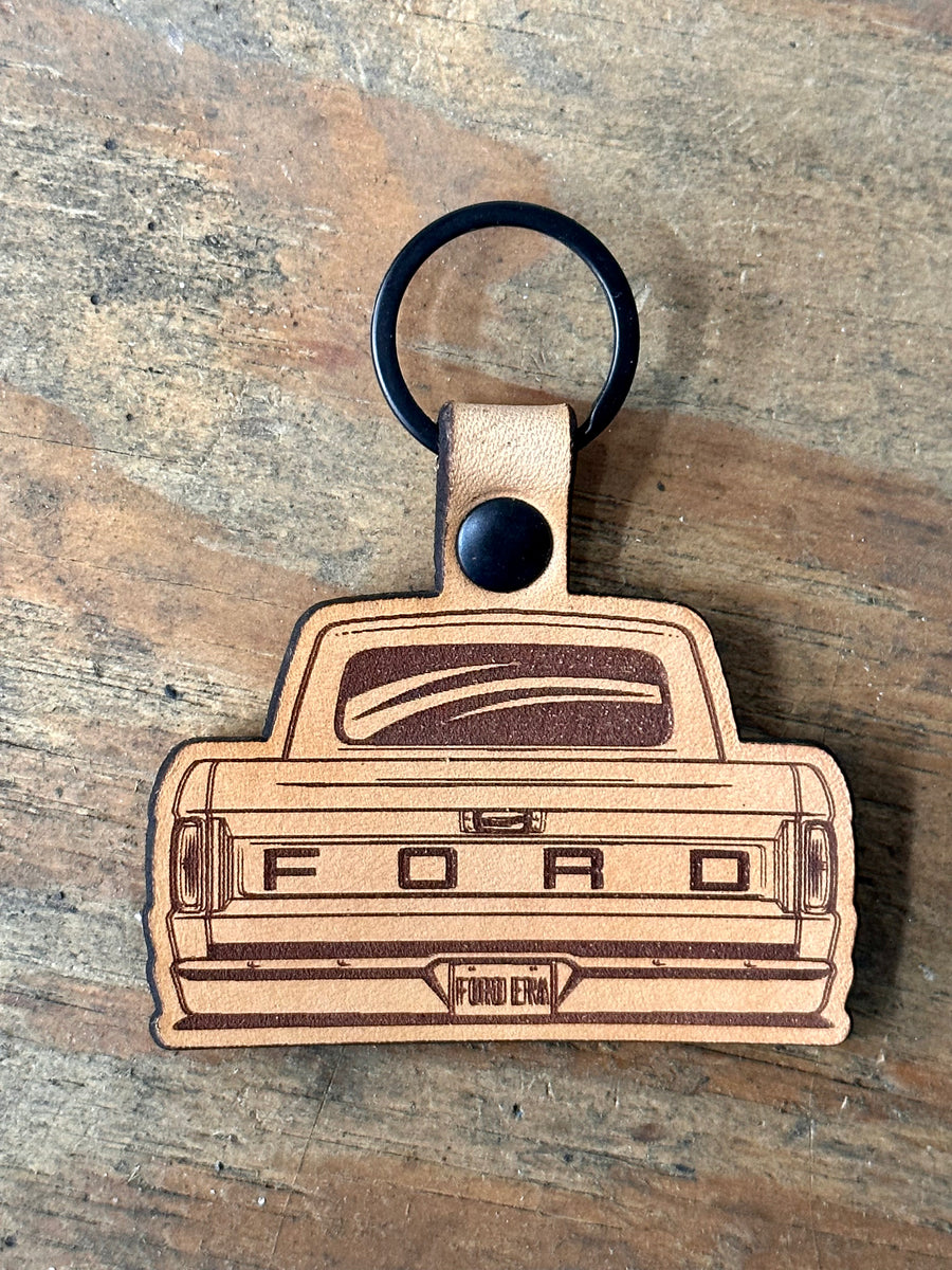 Ⅺ☆ Customize FORD　　　　　　　　　　　　　【特典会員限定販売】 1964-66 Leather Keychain – Ford Era