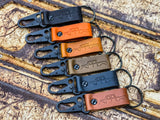Slickside Crew Cab Handmade Leather Keychain