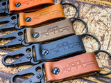 Slickside Crew Cab Handmade Leather Keychain