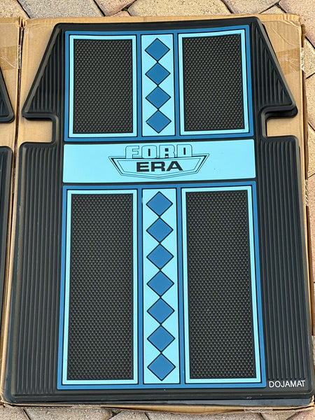 Ford Era Retro Floor Mats by DojaMat Free Shipping