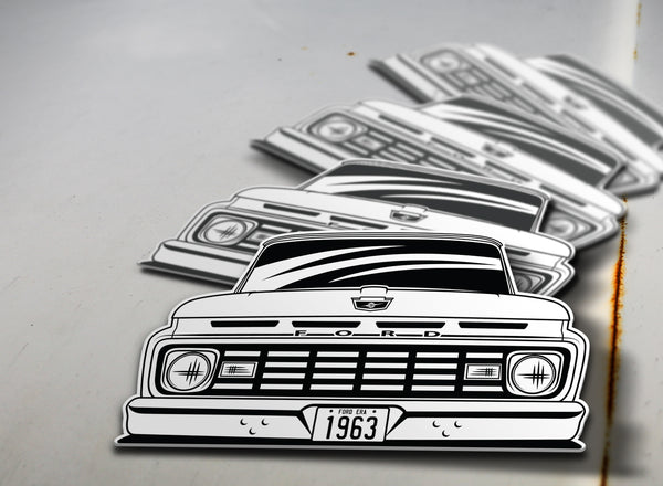1963 Ford Pickup Sticker