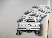1964-66 4x4 Ford Pickup Rear Sticker