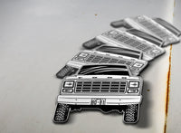 1980-81 4x4 Ford Pickup Sticker