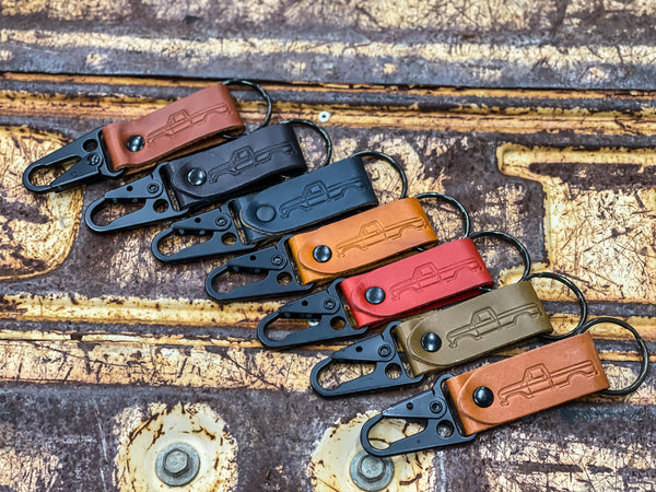 Dentside Handmade Leather Keychain