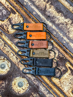 Dentside Crew Cab Handmade Leather Keychain