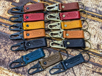 Ford Era Handmade Leather Keychain