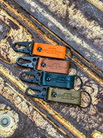 Bumpside Crew Cab Handmade Leather Keychain