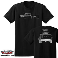 1957-60 Ford Crew Cab 4x4 Truck T-Shirt