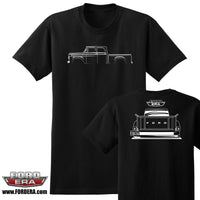 1957-60 Ford Crew Cab Truck Big Window Flareside T-Shirt