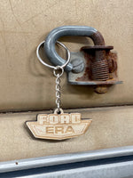 Laser Etched Wood Ford Era Keychain